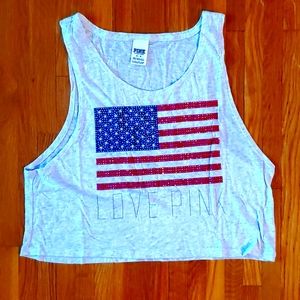 American flag tank